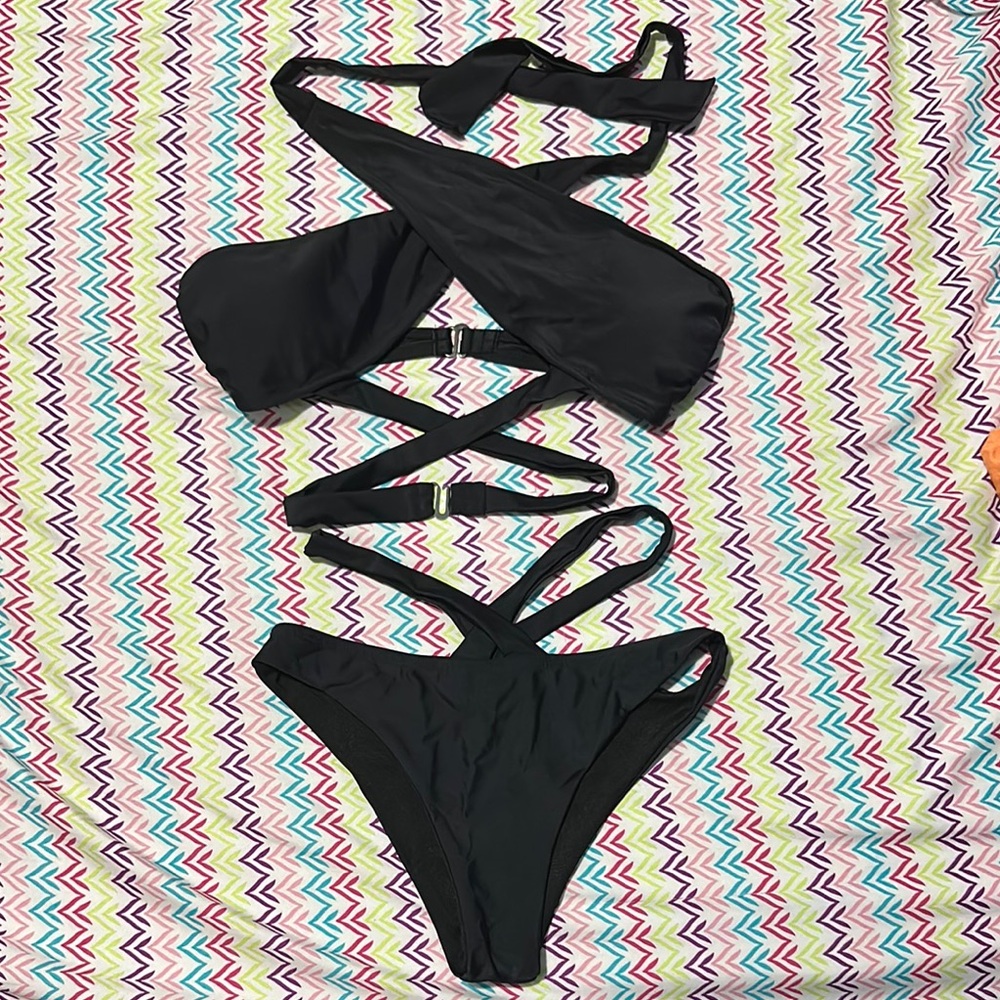 Black 2 Piece Bikini